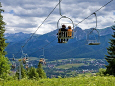 BUTOROWY WIERCH kolej Krzesełkowa gry Tatry zakopane wypoczynek w Polsce turystyka polska